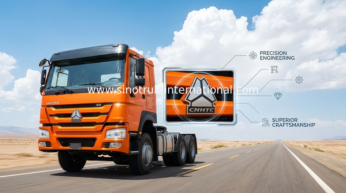 オレンジSINOTRUK HOWOの牽引のトラクターのトラックRHD 10は371 HP ZZ4257S3241Wを動かします