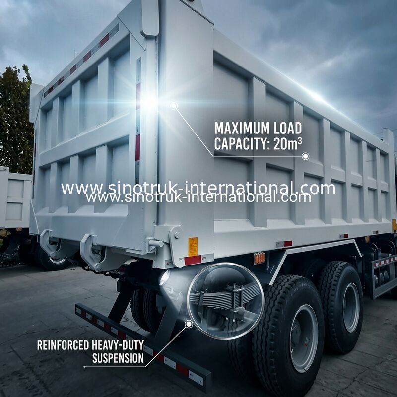 SINOTRUK HOWO 400HP ターパーダンプ トラック 建設用 A7 軍用 バンパー警告ライト