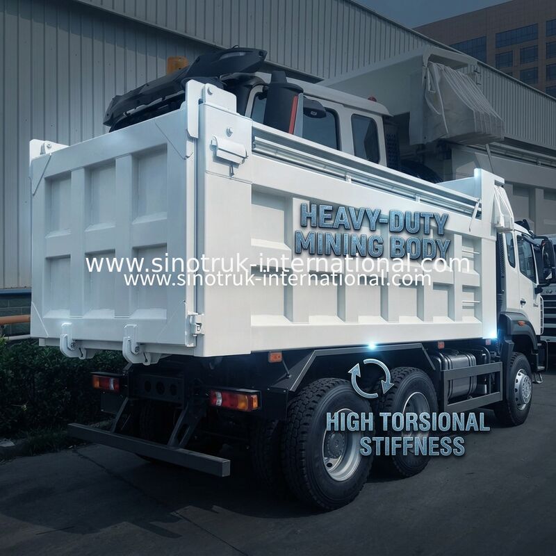 シノトラック タンプトラック 全新 6 × 4 Nx 20CBM ホワイト