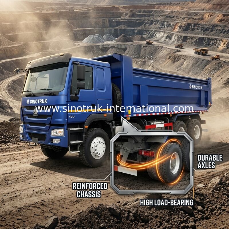 RHD 8×4 12ホイール ZZ3317V3847B1R 高馬力 低燃料消費量380HP ブルー HOWO ティッパートラック