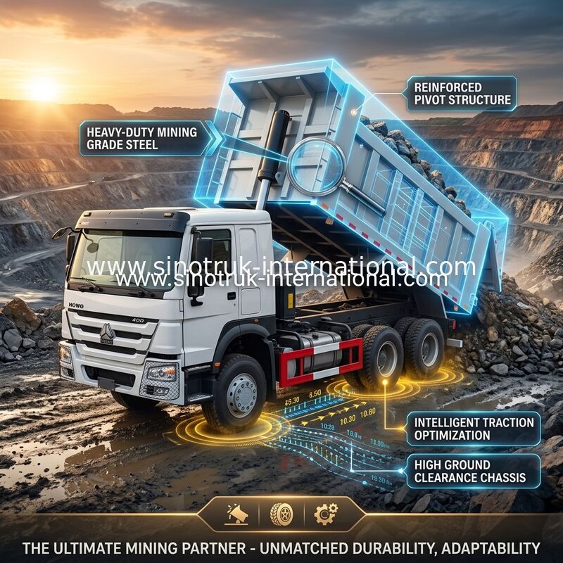 ZZ3257V3847B1 高馬力 HOWO ティッパートラック 6×4 10輪 400HP 低燃費