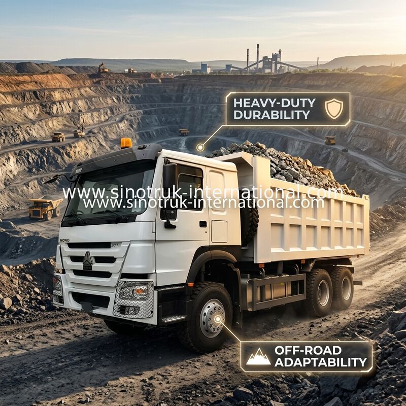 SINOTRUK HOWOのダンプカーのダンプ トラックLHD 6×4 371HP 20CBM