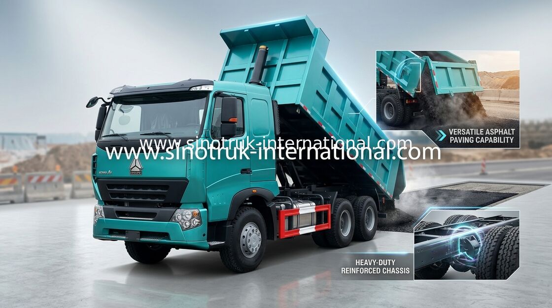 420HPダンプカーのダンプ トラックSINOTRUK HOWO A7の信頼できる性能への266HP