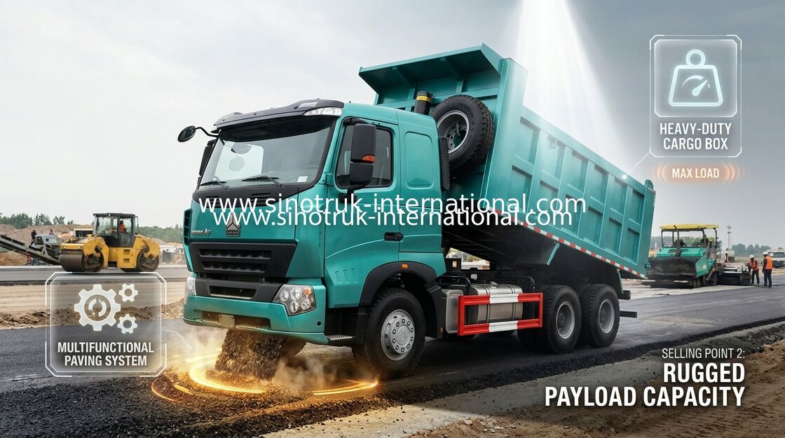 SINOTRUK HOWO A7の構造のダンプカーのダンプ トラック6 x 4 290HPイン・ブルー色