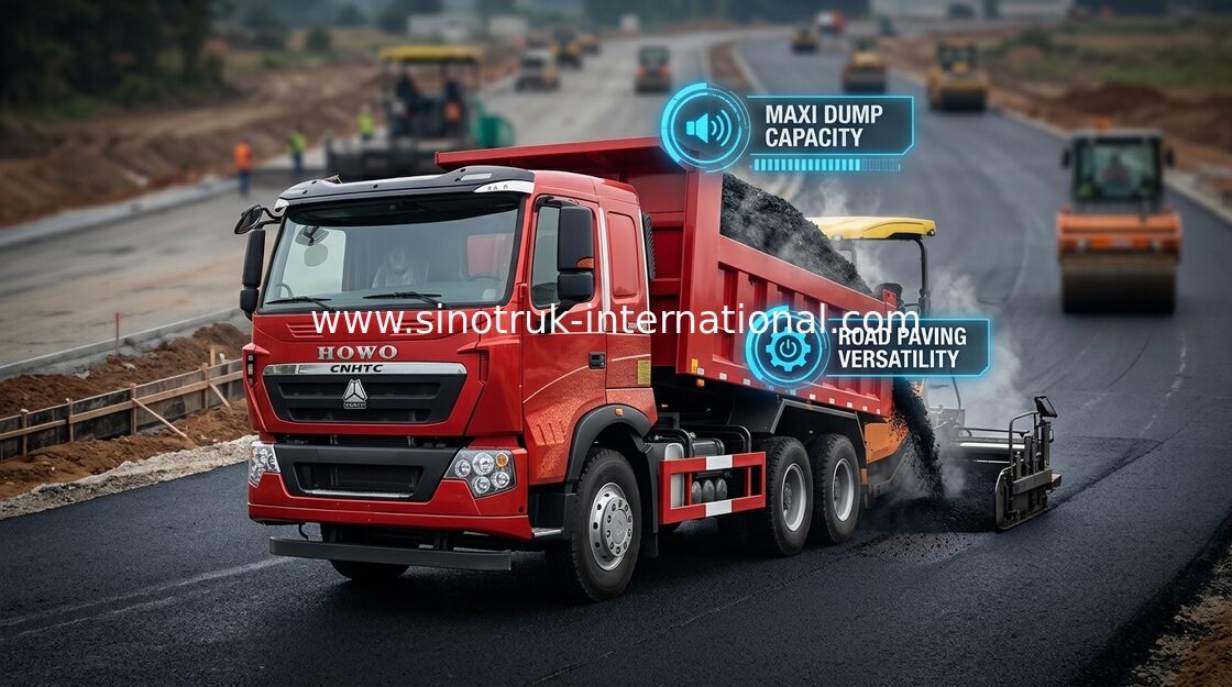 360HP LHD 30 - 40のインターナショナル トンのSinotruk Howo 6x4のダンプ トラックのHowoのダンプカー トラック