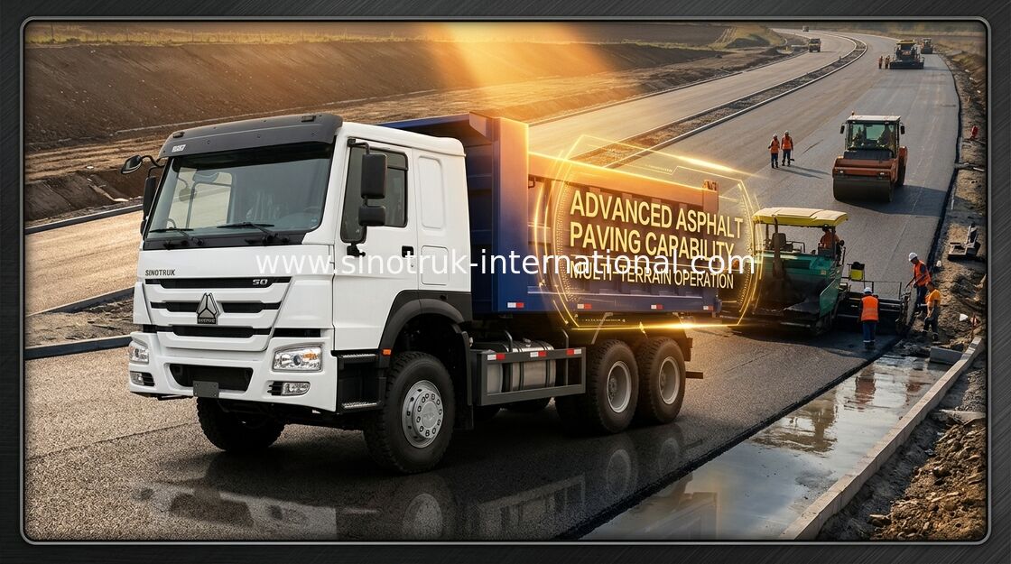 SINOTRUK HOWOのダンプカー トラック266HP 6X4 LHD 10 - 25CBM商業ダンプ トラック
