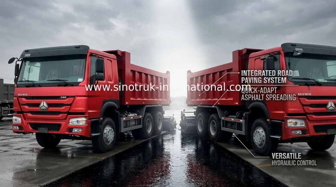 トン白い/赤採鉱産業のSinotruk Howoのダンプ トラック336HP 6X4 RHDは30/緑化します