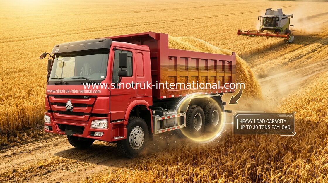 RHD 6X4のドライブの種類ダンプカーのダンプ トラック、Sinotruk Howo 6x4のダンプ トラック