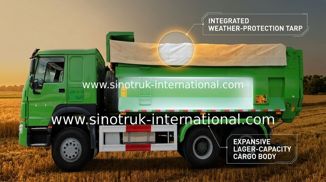 SINOTRUKの輸送の建築材のための頑丈なダンプカーのダンプ トラック