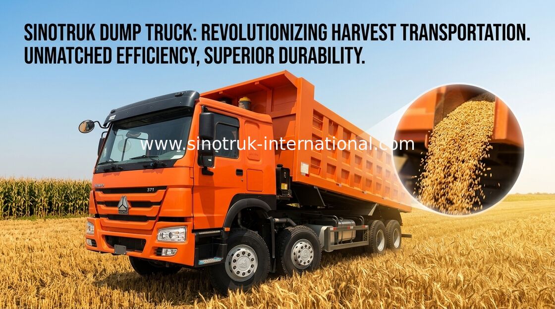 ダンプ トラック SINOTRUK HOWO 371HP 12 は LHD 31tons 20-30CBM ZZ3317N3867W を動かします