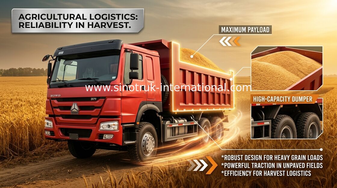 SINOTRUK HOWO のダンプカーのダンプ トラック 371HP 8X4 LHD 31tons 20-30CBM ZZ3317N3567W