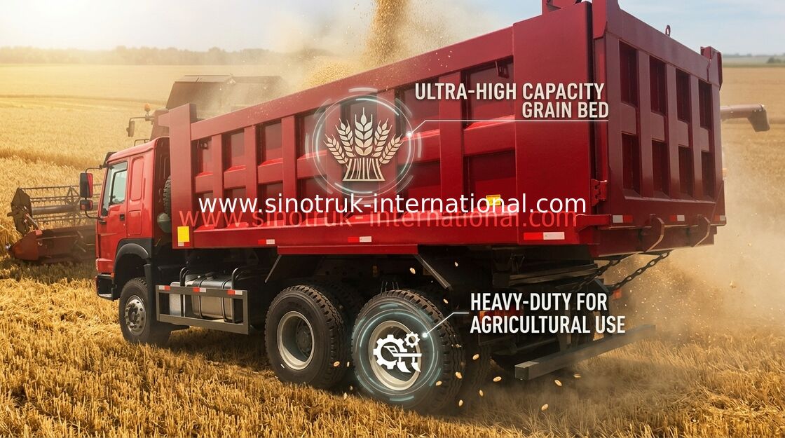 小型プレーヤー 30 - 40 トン WD615.47 の LHD 6X4 SINOTRUK HOWO のダンプ トラック エンジン