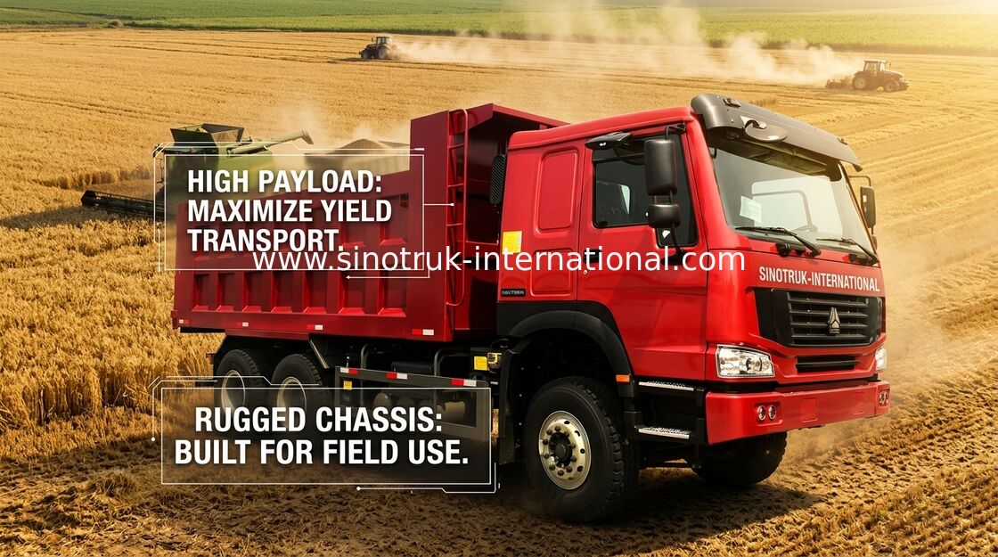 Sinotruk Howo のダンプカーのダンプ トラック 6X4 RHD 371HP 25 のトン 10-25CBM ZZ3257N3647A