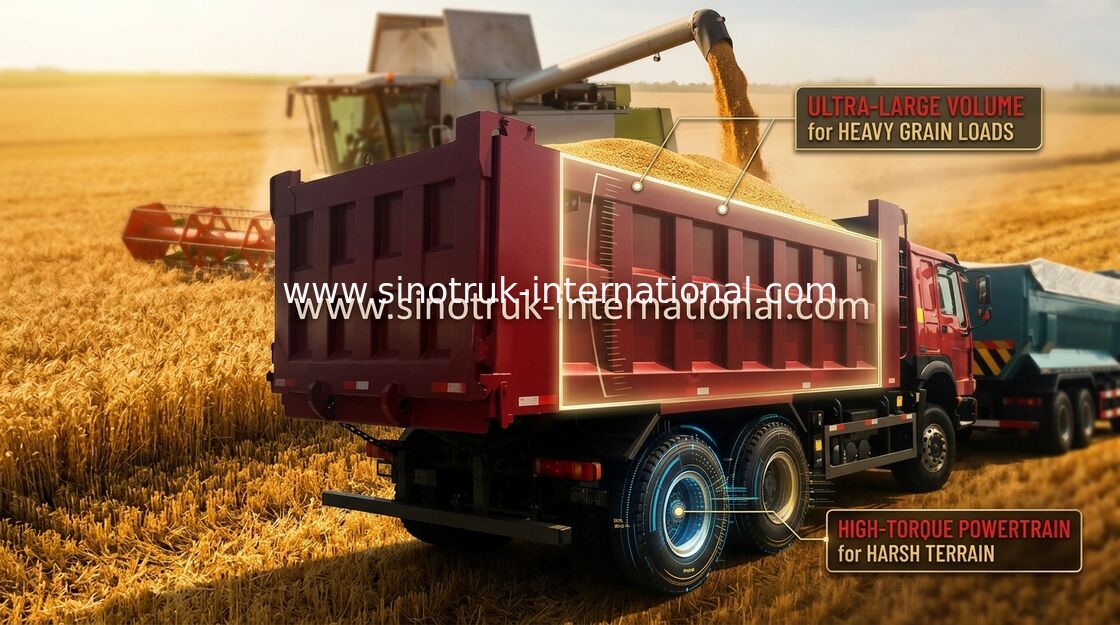 Sinotruk Howo のダンプカーのダンプ トラック 6X4 LHD 371HP 25 のトン 10-25CBM ZZ3257N3647A