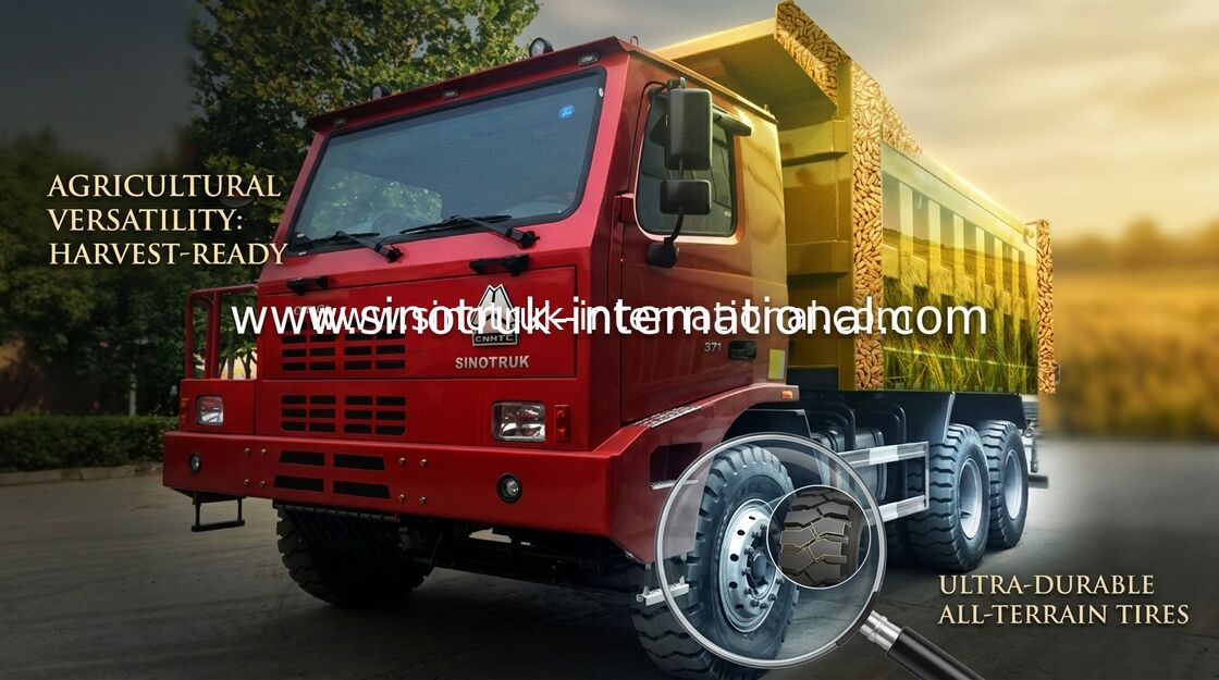 採鉱のための着色された SINOTRUK HOWO 6x4 のダンプ トラック/HOWO のダンプカー トラック