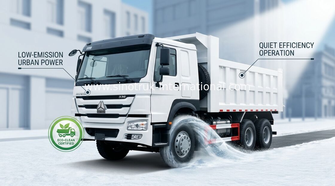 ダンプカーのダンプ トラック SINOTRUK HOWO 10 は 10-25CBM 負荷 25-40tons ZZ3257N3647A を動かします