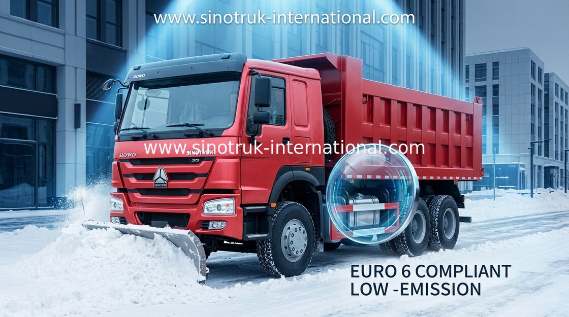 ダンプカーのダンプ トラック SINOTRUK HOWO 10 は積載量 25-40tons 10-25CBM を動かします