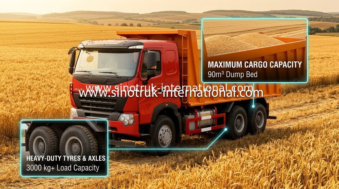 採鉱産業 ZZ3257N3847N1 のためのダンプカーのダンプ トラック SINOTRUK HOWO A7 336HP