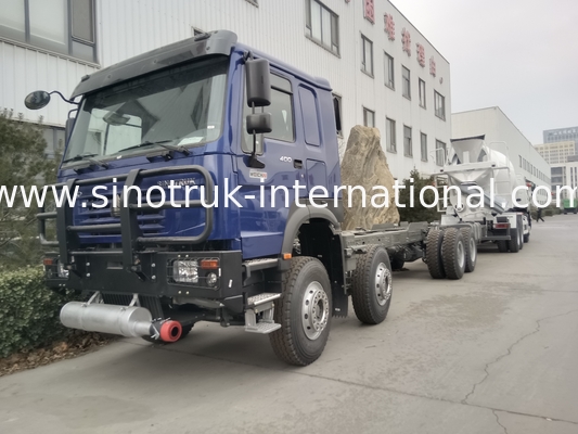 SINOTRUK HOWO オイルタンク トラック シャーシ 400HP 8X4 LHD 50 トン 40CBM