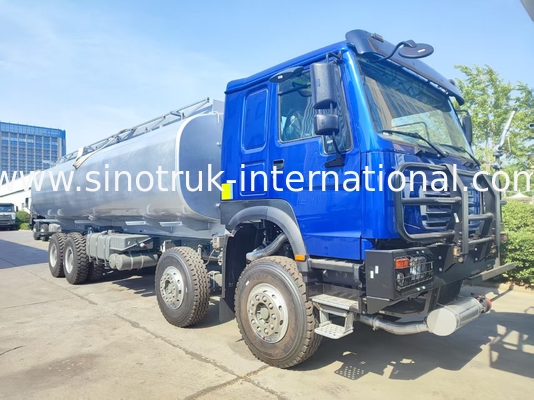 Heavy-Duty HOWO 8*4 400HP LHD Fuel Truck 40CBM Double Tank System For Long-Range Fuel Distribution