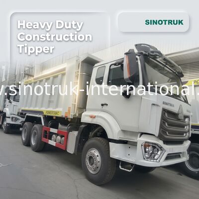 30-40 トン RHD 10 輪 ターパー ダンプ トラック SINOTRUK ハオハン 建設用 ホワイト