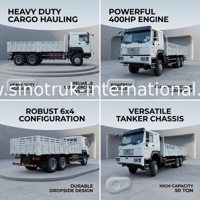 ホウ フルドライブ 貨物箱 トラック 400 HP 4 軸