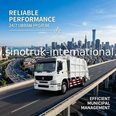 インターナショナルの背部積込み機のごみ収集車/コンパクターのゴミ収集車