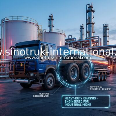 SINOTRUK HOWO 6×4 10ホイール オイルタンク トラック 400HP オイルタンク シャーシ