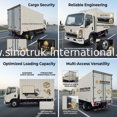 SINOTRUK HOWO プロの軽量トラック 低騒音 建設事業のためのRHD