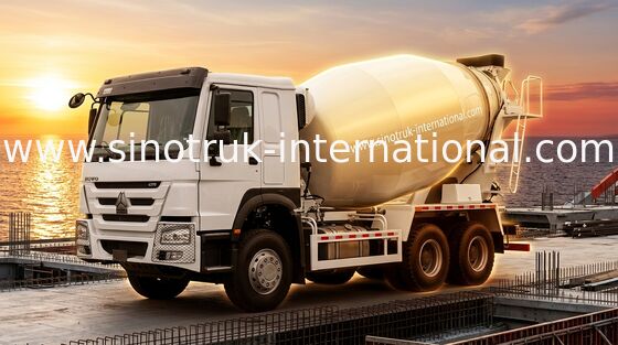 SINOTRUK HOWO LHD 6×4 10ホイール コンクリートミキサー トラック 高馬力 400HP