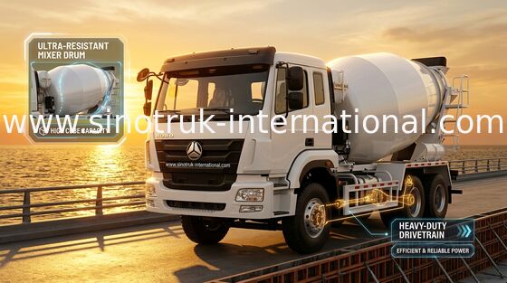 SINOTRUK HOHAN のトラックミキサ ポンプ トラック Euro2 290HP 6X4 ZZ5255GJBM3846B1