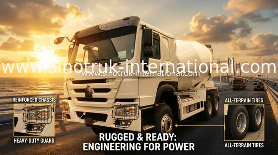 HOWO 371HP 10m3 コンクリートミキサー トラック
