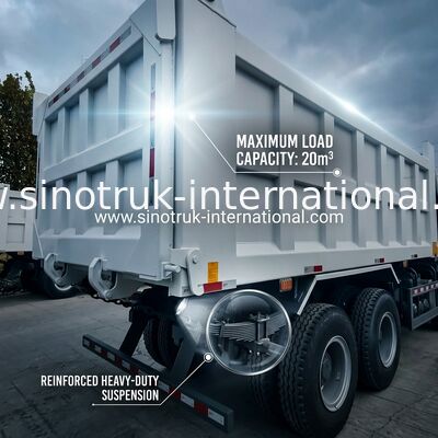 SINOTRUK HOWO 400HP ターパーダンプ トラック 建設用 A7 軍用 バンパー警告ライト