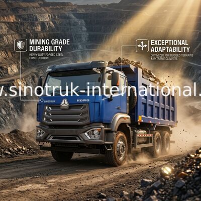 ターパートラック SINOTRUK HOHAN 371HP 10輪 LHD 40トン 20-30CBM ZZ3317N356JB1