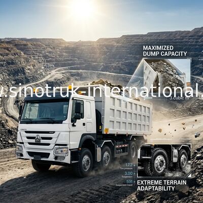 ターパートラック SINOTRUK HOWO 400HP 12ホイール LHD 31 トン 20-30CBM
