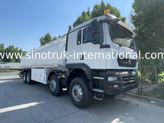 HOWO 8X4 石油油貯蔵タンク 燃料配送トラック 35CBM 2つの警告ライト