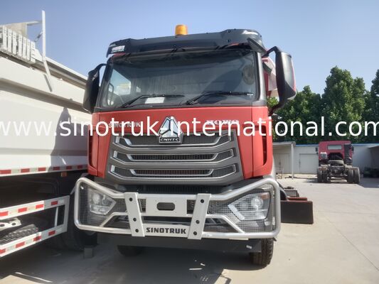 シノトルク NX ターパーダンプ トラック 371HP エンジン, 40-50T 容量と 8 × 4 ドライブ 重荷輸送 赤
