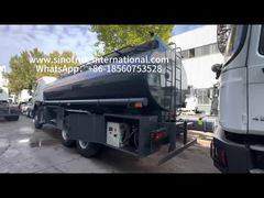 HOWO 20CBM タンクローリー、色はカスタマイズ可能、燃料ディスペンサーを装備し、燃料販売が可能