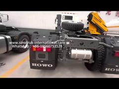 中国重汽 HOWO ゴーストフェイス キャブ トラクター トラック 6X6 ユーロ2 430馬力 ミリタリーバンパー ホワイト あなたのために