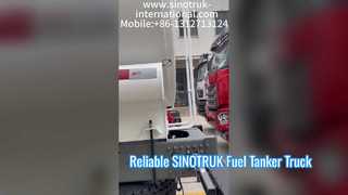 SINOTRUK HOWO 6X4 石油タンカー トラックの信頼性の高い燃料輸送