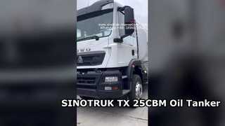 SINOTRUK TX 6X4 石油タンカー トラックの高効率輸送
